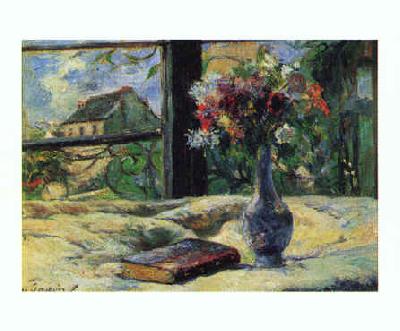 Paul Gauguin Vase of Flowers   8 oil painting picture